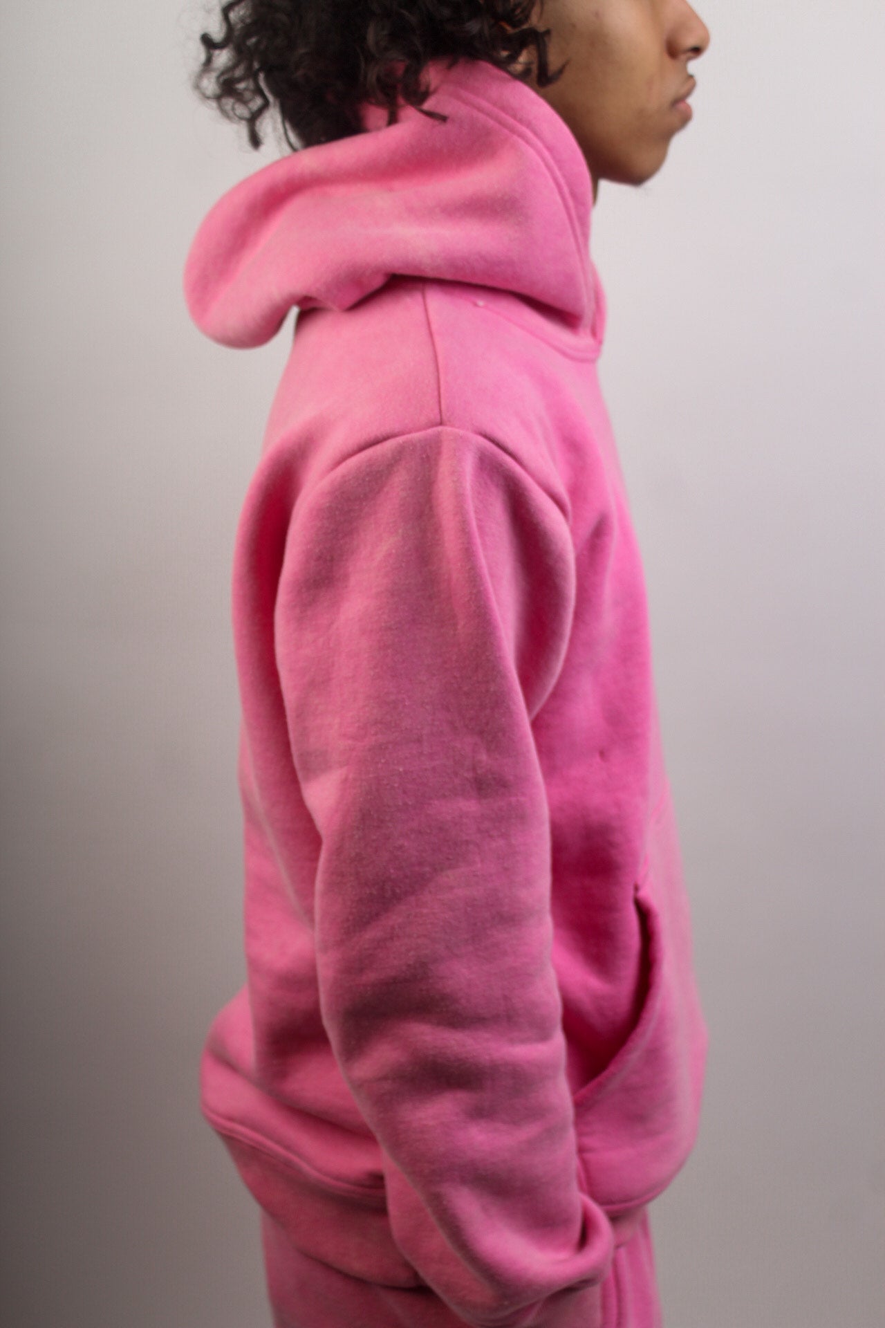 Signature Hoodie- Washed Pink